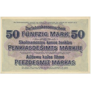 Kaunas, 50 Mark 1918 - E - frisch
