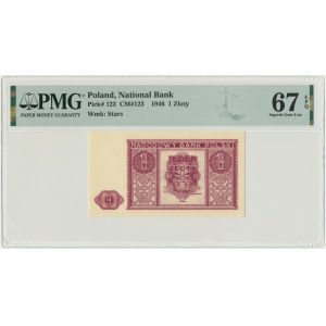 1 złoty 1946 - PMG 67 EPQ