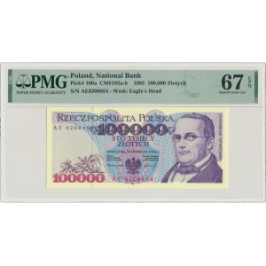 PLN 100.000 1993 - AE - PMG 67 EPQ