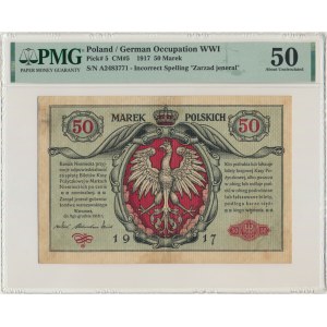 50 Mark 1916 - General - A - PMG 50