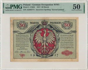 50 marchi 1916 - Generale - A - PMG 50