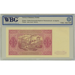 100 zloty 1948 - KR - WBG 65 TOP