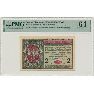2 známky 1916 - Všeobecné - B - PMG 64