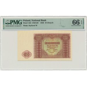 10 złotych 1946 - PMG 66 EPQ