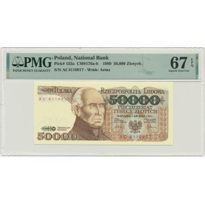 50.000 złotych 1989 - AC - PMG 67 EPQ