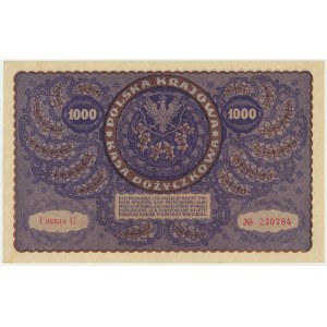 1.000 marek 1919 - I Serja U -