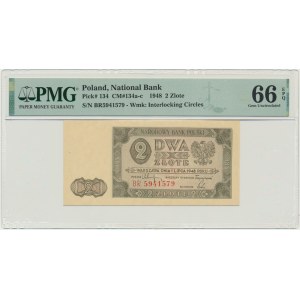 2 zlaté 1948 - BR - PMG 66 EPQ