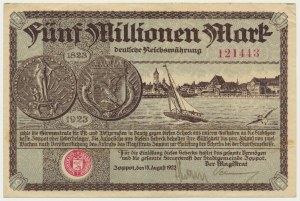 Zoppot, 5 Millionen Mark 1923