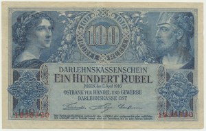 Poznan, 100 Rubel 1916 - 7 Figuren -