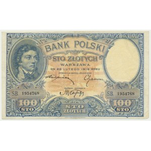 100 zlotých 1919 - S.B -