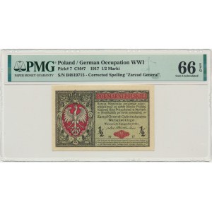 1/2 marki 1916 - Generał - PMG 66 EPQ