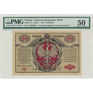 20 značiek 1916 - Všeobecné - PMG 50