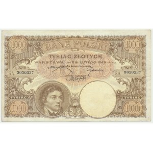 1.000 złotych 1919 - S.A. -