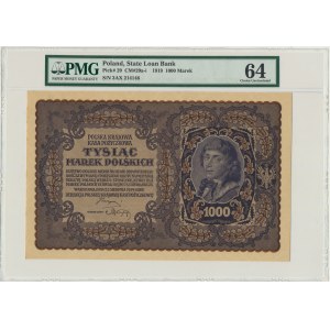1.000 marchi 1919 - III Serie AX - PMG 64