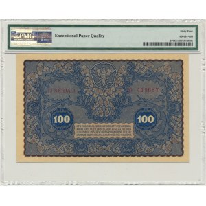 100 marks 1919 - IJ Series J - PMG 64 EPQ