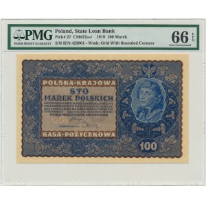 100 marks 1919 - IE Series N - PMG 66 EPQ