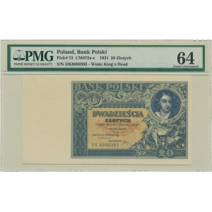 20 Gold 1931 - DK. - PMG 64