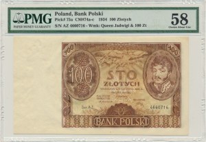 100 zloty 1932 - Ser.AZ. - znw +X+ - PMG 58