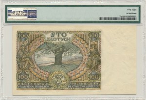 100 złotych 1932 - Ser.AZ. - znw +X+ - PMG 58