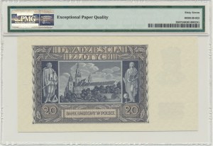 20 złotych 1940 - L - PMG 67 EPQ