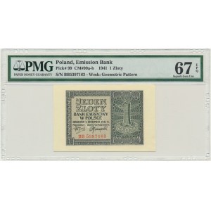 1 zlatý 1941 - BB - PMG 67 EPQ