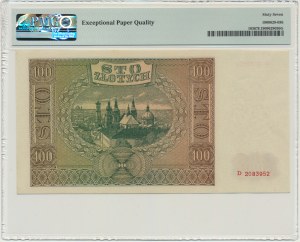 100 złotych 1941 - D - PMG 67 EPQ