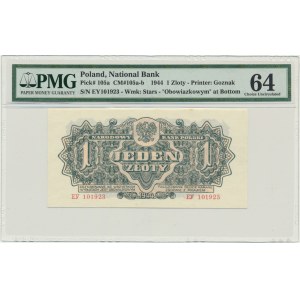 1 złoty 1944 ...owym - EY - PMG 64