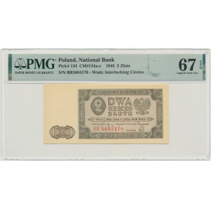 2 gold 1948 - BR - PMG 67 EPQ