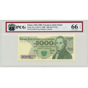 5.000 złotych 1988 - DS - PCG 66 EPQ