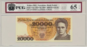 20.000 złotych 1989 - AM - PCG 65 EPQ