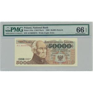 50.000 zl 1989 - AC - PMG 66 EPQ