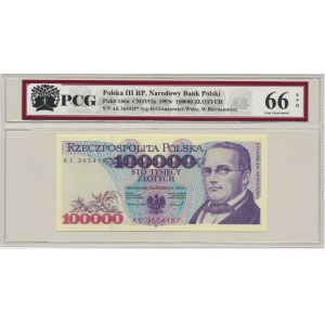 100.000 złotych 1993 - AE - PCG 66 EPQ