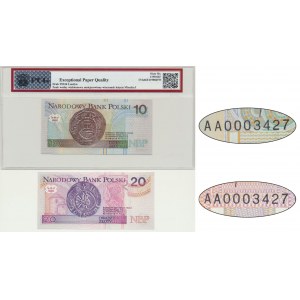 Zestaw, 10-20 złotych 1994 - AA 0003427 - PCG 66 EPQ