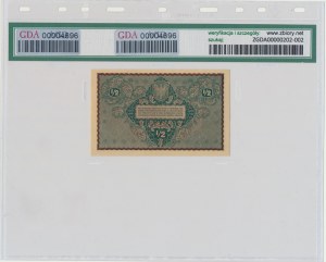 1/2 známky 1920 - GDA 65 EPQ