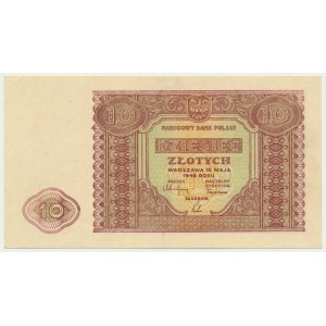 10 zlatých 1946 - krémový papier