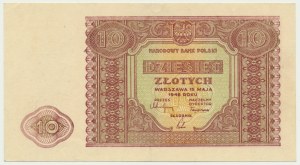 10 oro 1946 - carta crema