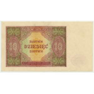 10 złotych 1946 - papier kremowy