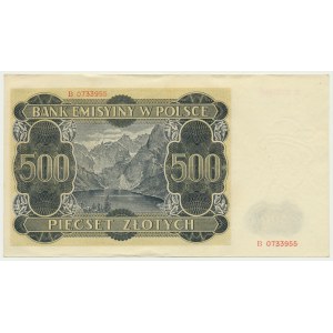 500 zloty 1940 - B -