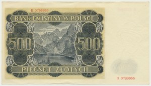 500 zloty 1940 - B -