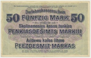 Kaunas, 50 Mark 1918 - E -