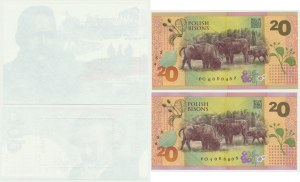 PWPW, znaczki i banknoty testowe (4 szt.)