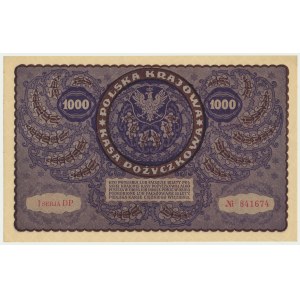 1.000 marchi 1919 - 1a Serie DP -