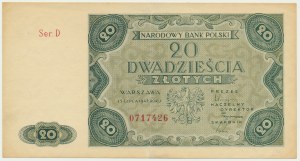 20 złotych 1947 - D -