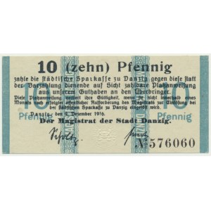 Gdansk, 10 fenig 1916