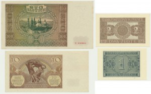 Súprava, 1-100 zlatých 1940-41 (