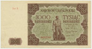 1.000 Zloty 1947 - A - erste Serie