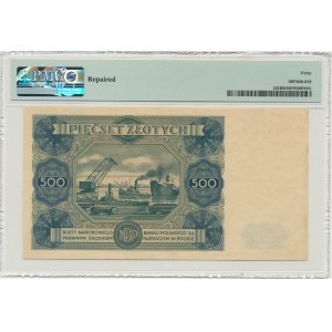 500 zlotých 1947 - E3 - PMG 40