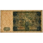 500 zloty 1947 - E3 - PMG 40