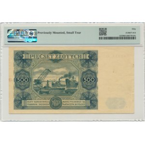 500 zlotých 1947 - O - PMG 50