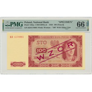 100 zlatých 1948 - MODEL - KR - PMG 66 EPQ
